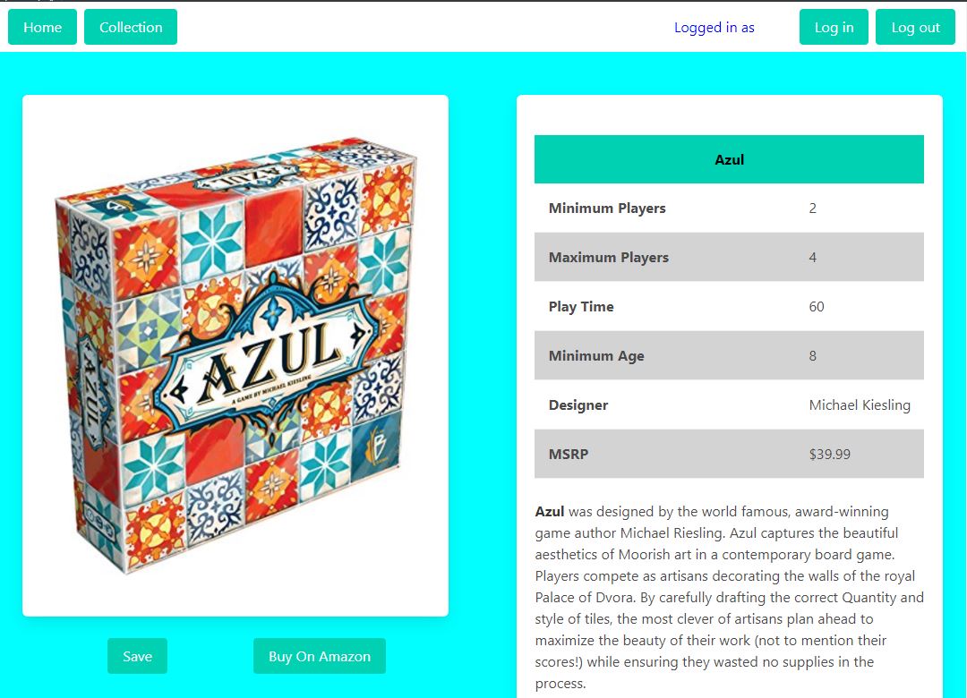 board game website