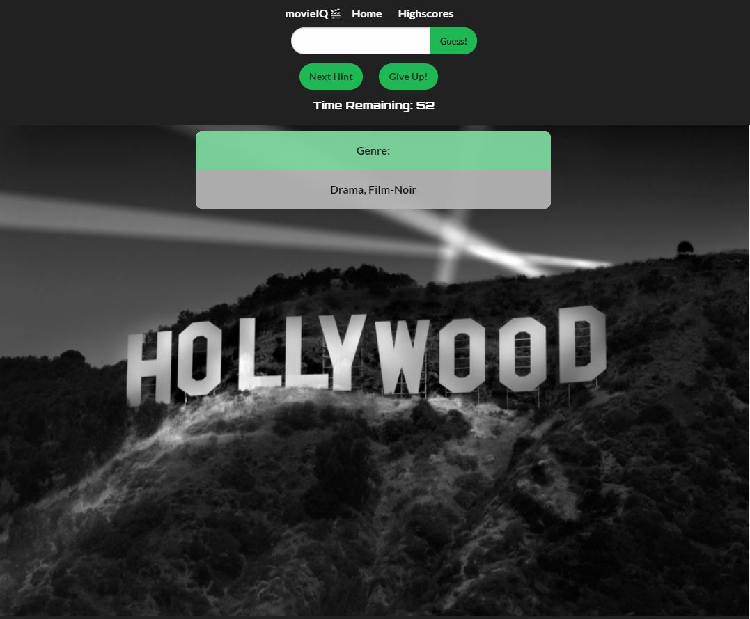 Movie Trivia Website